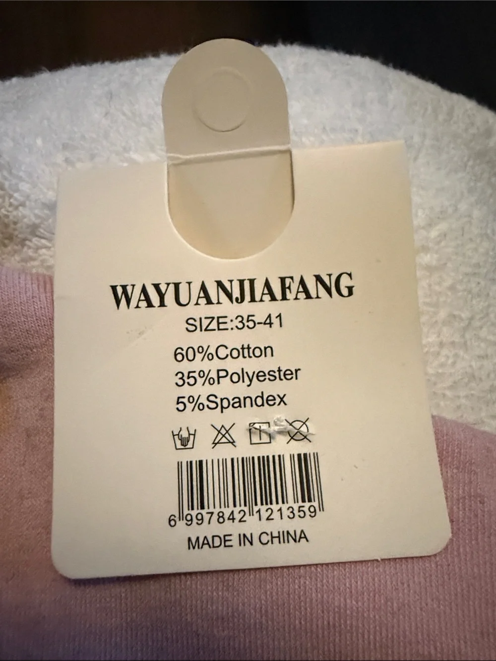 Pink Women's Fashion Socks with Black Logo